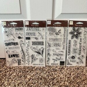 Heidi Grace Clear Stamps 4 pack